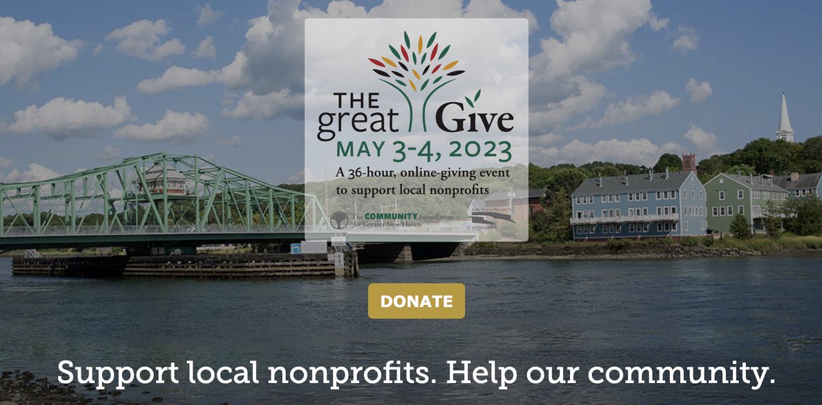 As Chair of the Board of Directors for the Community Foundation of Greater New Haven, I am so excited to support the incredible work of our local community organizations through #TheGreatGive! Please join us today by visiting: thegreatgive.org