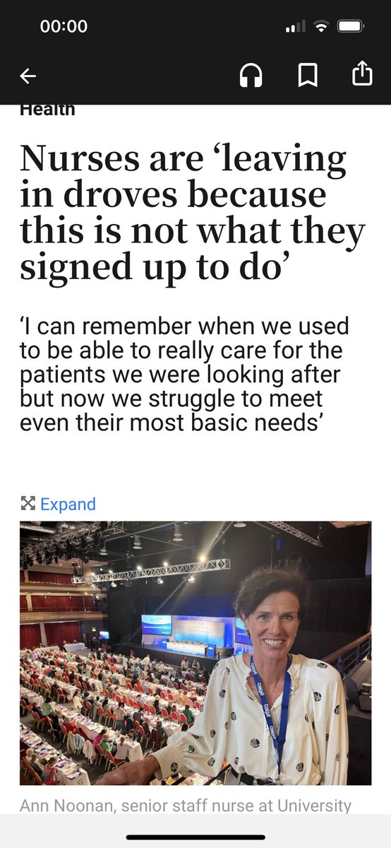 CMHaughey's tweet photo. #NursesCount. #HealthCare.
@HSELive @DonnellyStephen @BernardGloster - are Yee listening 🤷🏻♀️ https://t.co/t6SEe75xOu