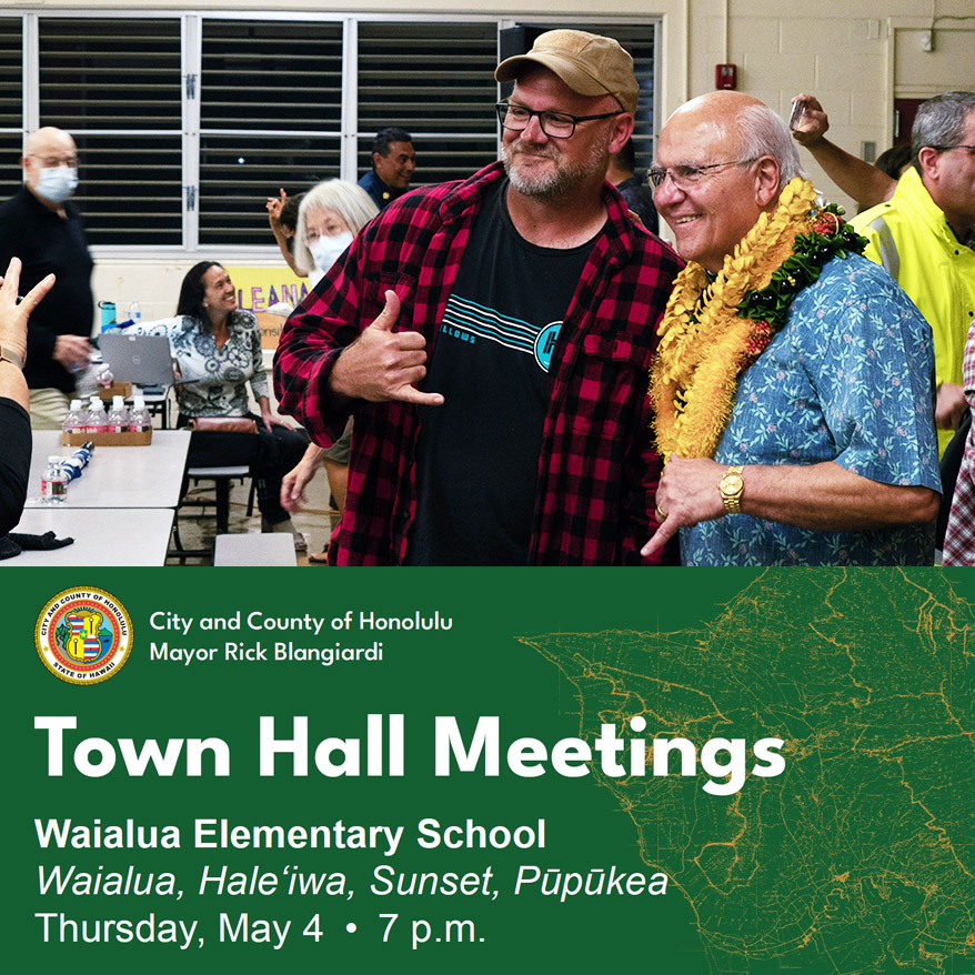 Mayor Rick Blangiardi on Twitter "Our town hall tour takes us to the