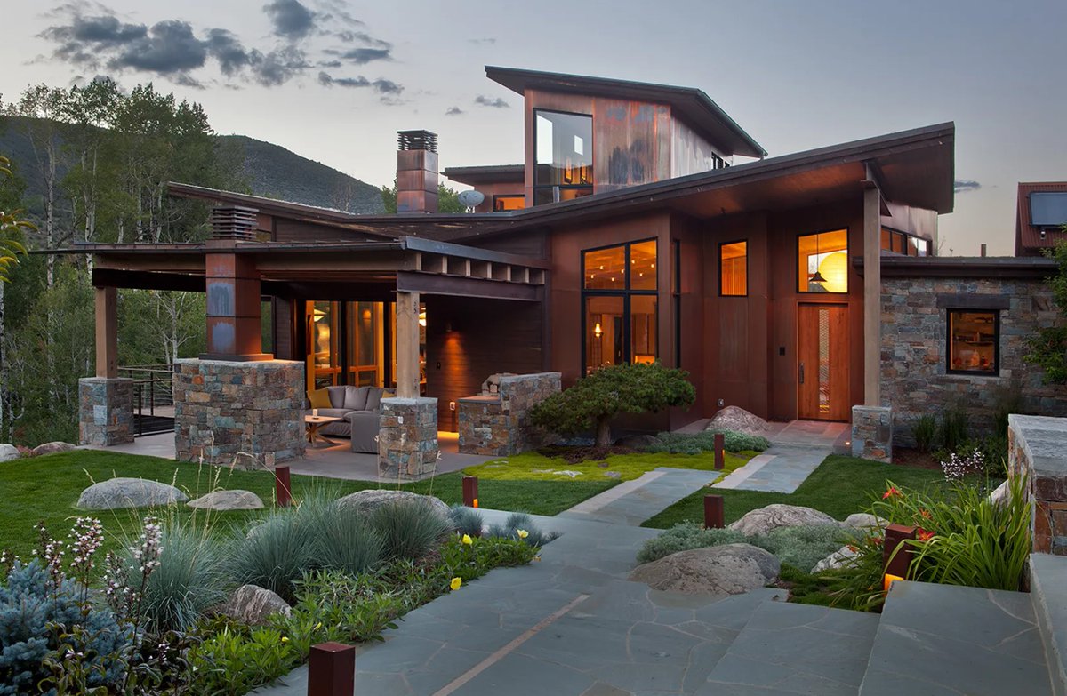 sriarchitect's tweet photo. April showers (snow showers) bring May flowers. 
We are very excited about warm weather and outdoor living like this home provides. https://t.co/jR161mrrHP