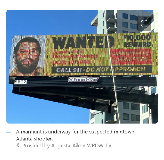 Active Shooter Suspect Deion Patterson Still at Large in Atlanta