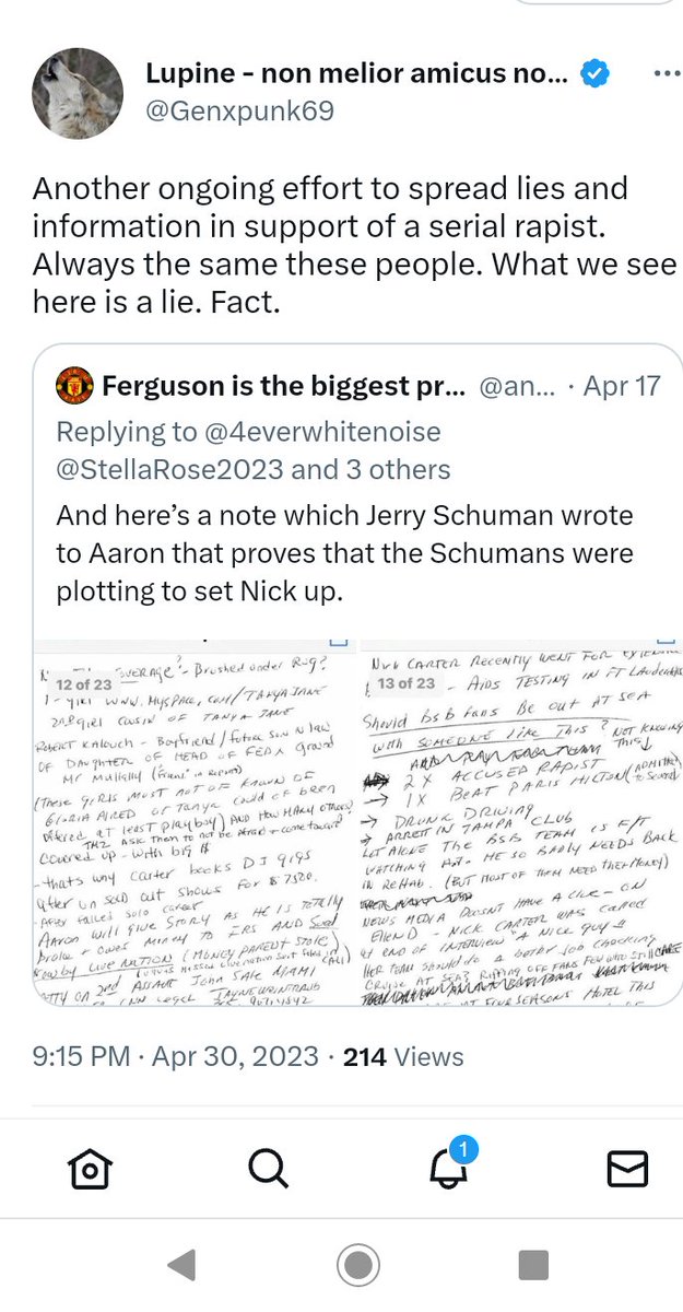 Erindance05's tweet photo. I HATE THIS FOOL who not only supports Meliar/JeRoach but also FDG Jane &amp; Ashley🤮 We know these notes are from JeRoach to Aaron &amp; hes clearly denying it like the A**hole he is🖕 @antifa_mufc @Genxpunk69 tagged you &amp; is a FLAT OUT LIAR denying The Shitmans plans🖕 https://t.co/IgpZAXQKxH