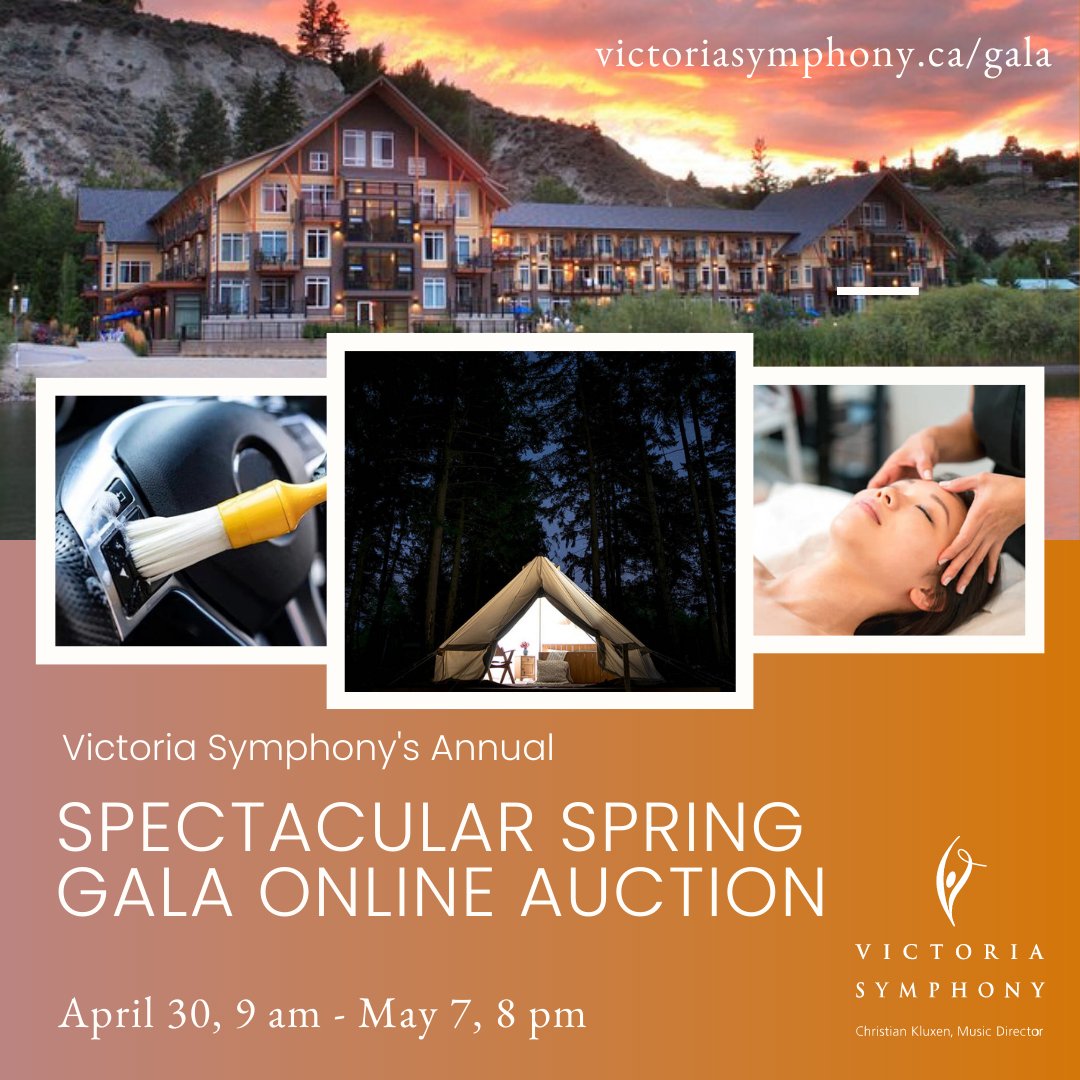 The @VicSymphony's virtual silent auction is back only until May 7th at 8 PM. From rare vintage wines to weekend getaways to spa treatments and gift certificates, the auction has something for everyone! View the items and register to bid!
t.dostuffmedia.com/t/c/s/47688