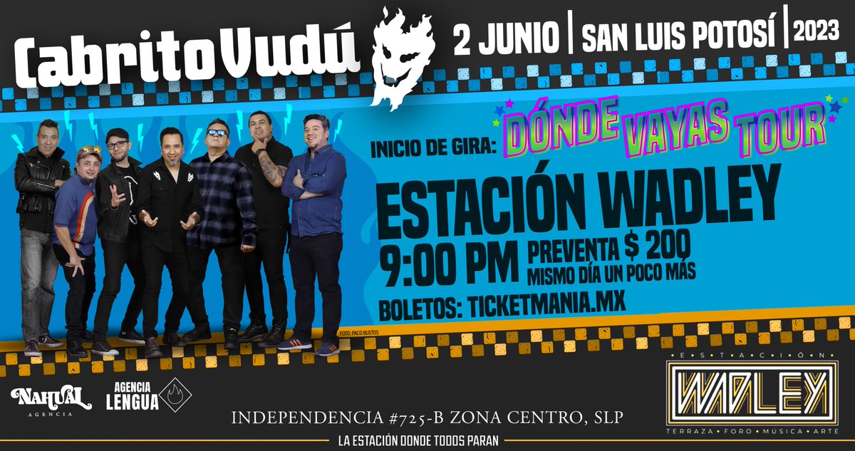 felipevudu's tweet photo. CABRITO VUDU en SLP. este 2 de junio. https://t.co/q2xASIfgrn
