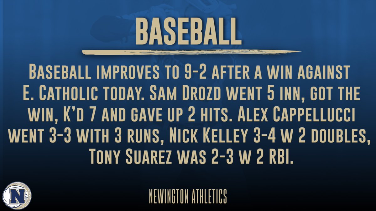 NewingtonSports's tweet photo. https://t.co/1pDB1cTZMa