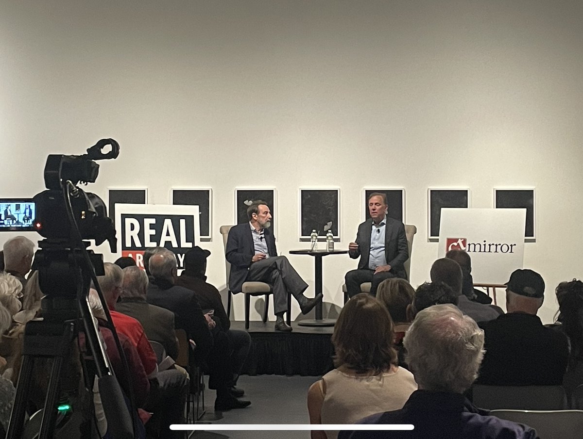 HAPPENING NOW: <a href="/GovNedLamont/">Governor Ned Lamont</a> in conversation with <a href="/CTMirrorPaz/">Mark Pazniokas</a> at <a href="/RealArtWays/">Real Art Ways</a>!

Watch the livestream on our website: ctmirror.org