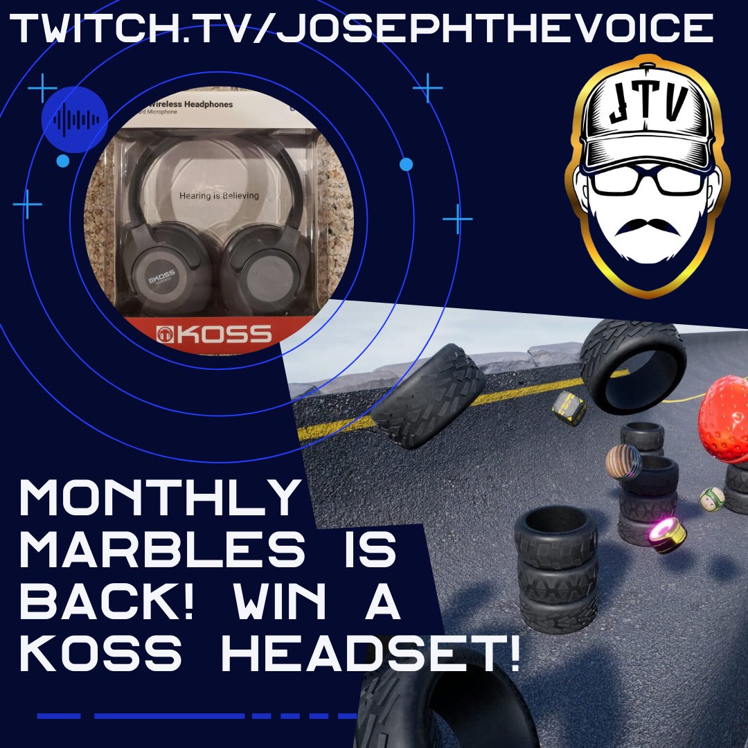 JosephTheVoice's tweet photo. Going LIVE @ 7:00 PM CST on https://t.co/WixjuJx85Y for community Rocket League and Monthly Marbles!!! #KOSS #EPICPARTNER #GLCRL #MNCS #CREATORCODE https://t.co/LUMFE3L3tG