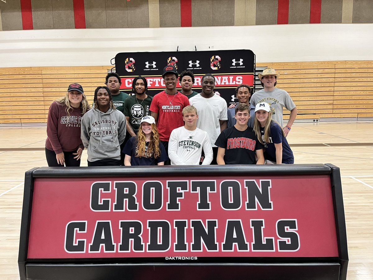 Crofton HS Athletics on Twitter "Congrats to all of our student
