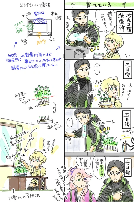 うちのおたいこ君の日課 朝:小夜っちと宗三兄さまを起こす(他っておくといつまでもぐずぐずしていて朝食を食べないから) 昼:当番がある場合→みんなで仲良く楽しくお仕事をする。/当番がない場... 続き→ #マシュマロを投げ合おう