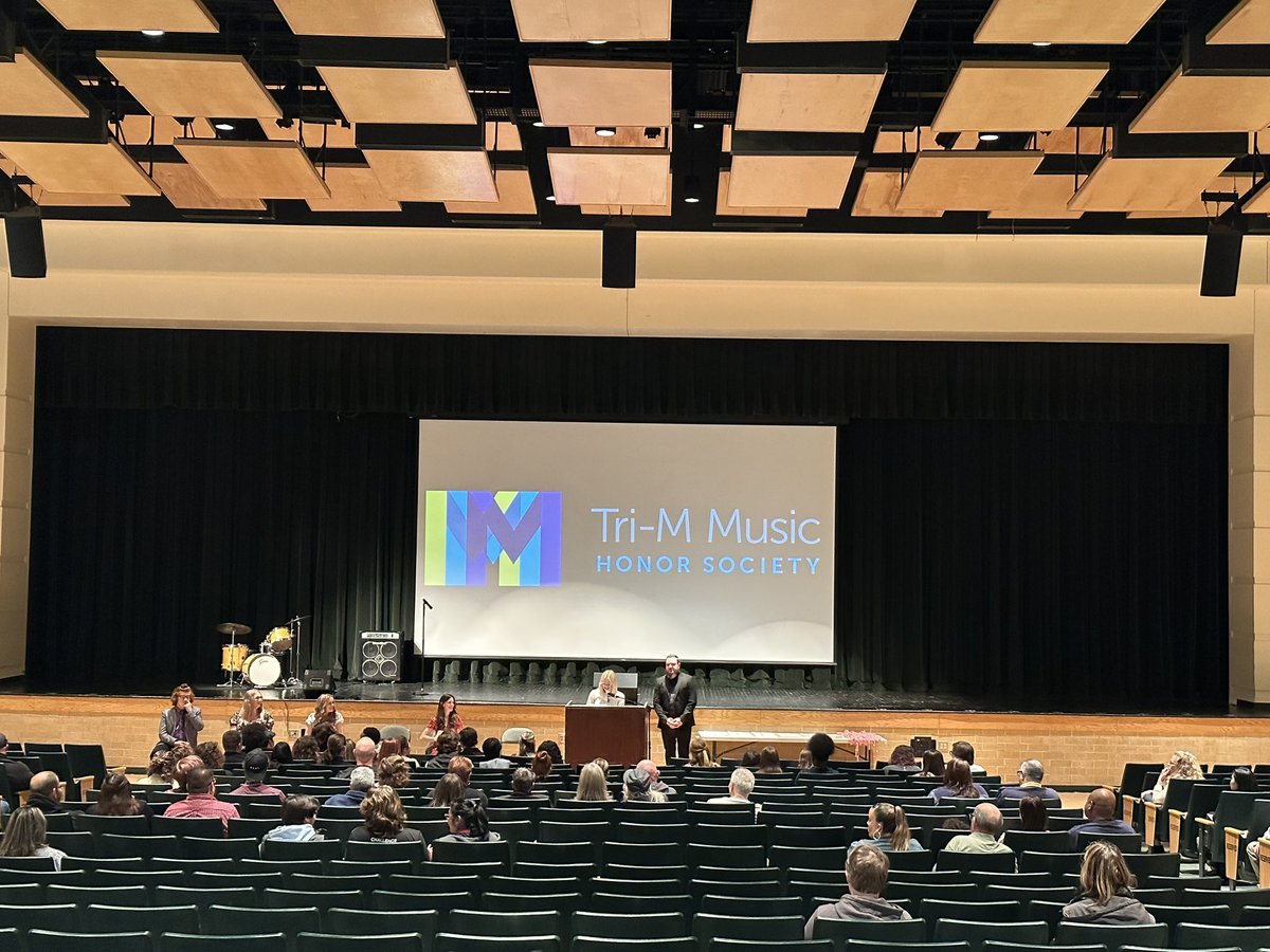 Congrats to our new members of the Tri-M Music Honor Society! #ridleymusic