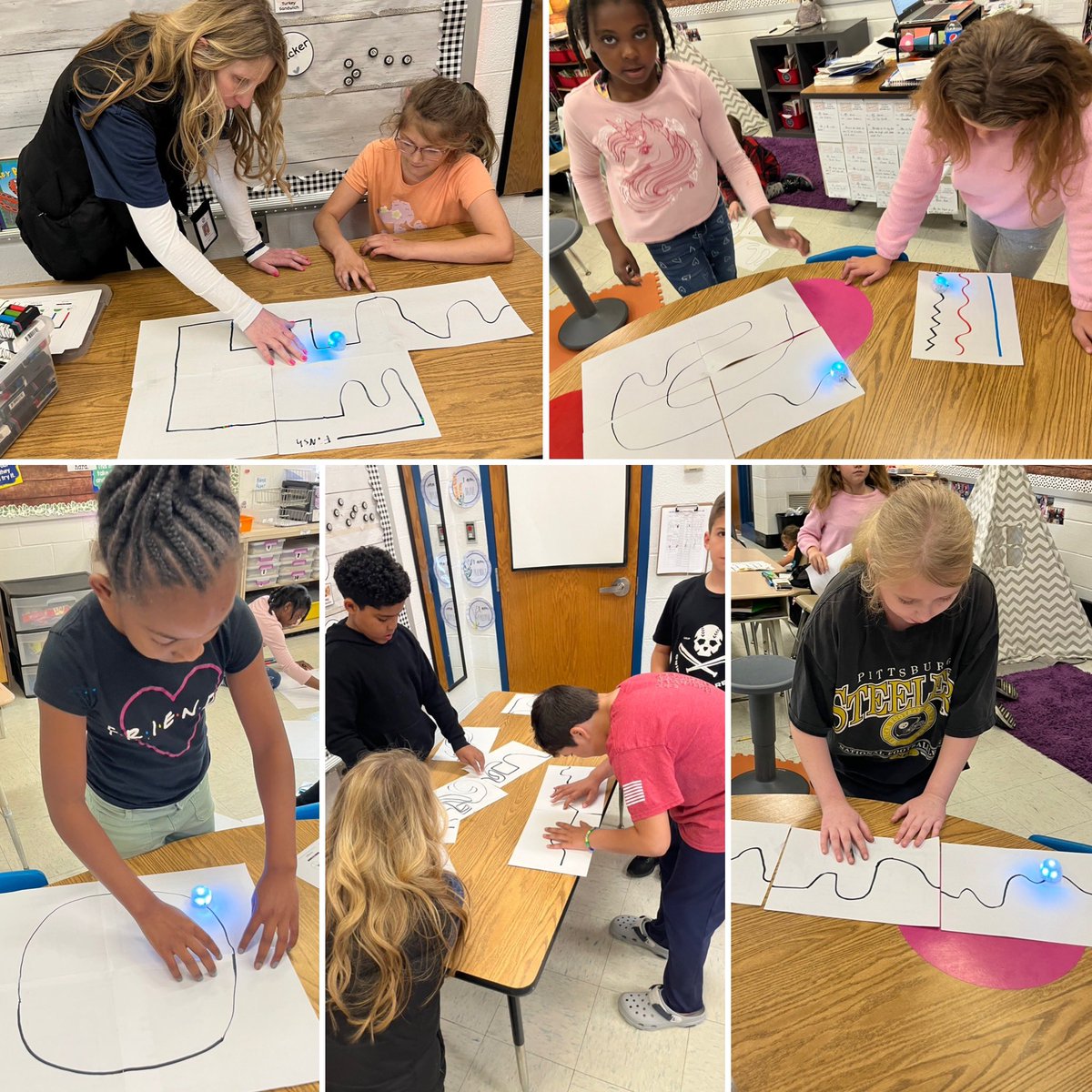 Check out these third graders identifying fractions through coding @Ozobot! Afterwards, students got very creative and designed their own mazes to put to the test 🤩👏🏼 #wyproud #wyasd #awesomestartshere @wyasdblue