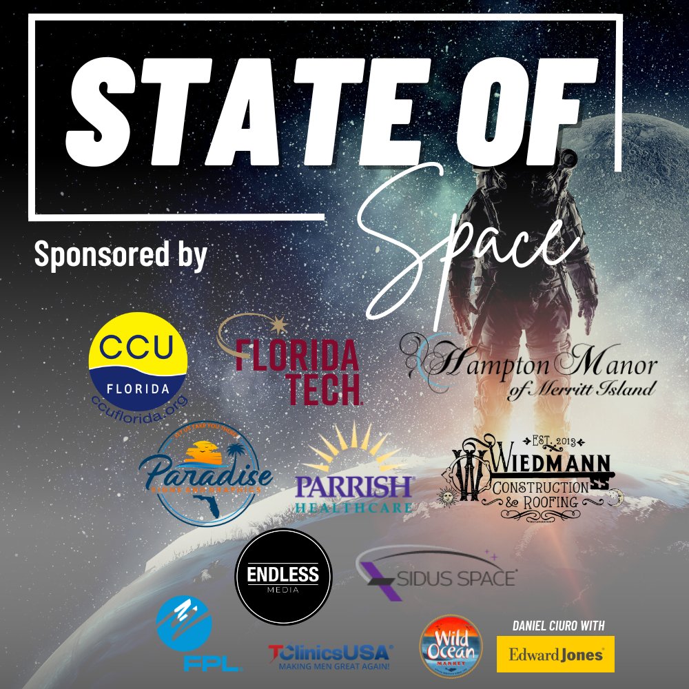 SidusSpace's tweet photo. 🚀STATE OF SPACE 🪐
Sidus Space was proud to sponsor the Cocoa Beach Regional Chamber of Commerce State of Space event which launched yesterday at Kennedy Space Center Visitor Complex 👽

 #SidusSpace #LizzieSat #Stateofspace #kennedyspacecenter #Cocoachamber https://t.co/prPSrUzJIj