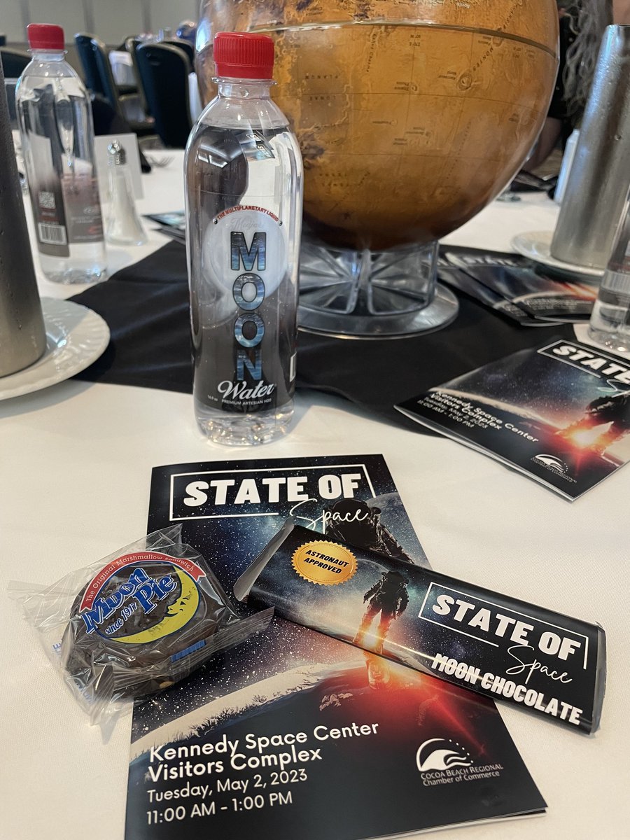 SidusSpace's tweet photo. 🚀STATE OF SPACE 🪐
Sidus Space was proud to sponsor the Cocoa Beach Regional Chamber of Commerce State of Space event which launched yesterday at Kennedy Space Center Visitor Complex 👽

 #SidusSpace #LizzieSat #Stateofspace #kennedyspacecenter #Cocoachamber https://t.co/prPSrUzJIj