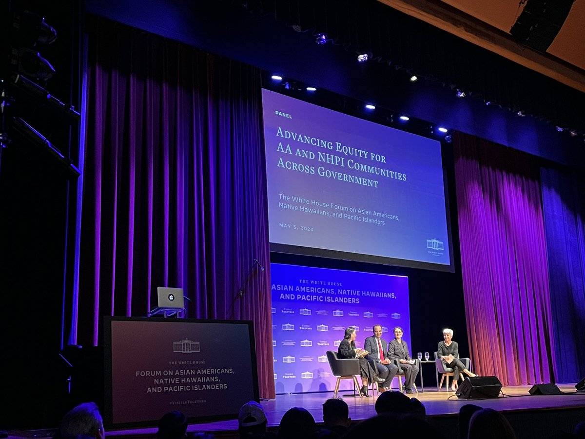 1500 individuals from across the country, with more virtually, joined the White House and the White House Initiative on Asian Americans, Native Hawaiians, and Pacific Islanders to kick-off AANHPI Heritage Month festivities. #VisibleTogether #AANHPIHM