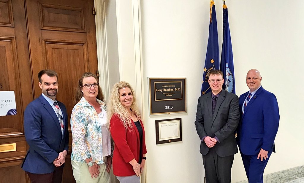 Thank you, @RepLarryBucshon, for allowing your staff to meet with #nurses from Indiana @ENAorg to discuss the Improving Mental Health Access from the Emergency Department Act, and H.R.2663. #ENAinDC congress.gov/bill/118th-con… congress.gov/bill/118th-con…