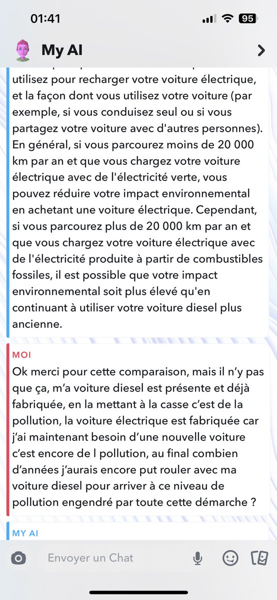 Natezomok's tweet photo. J’avais rien d’autre à faire…
#SnapchatAI #snapchat #myai #ChatGPT https://t.co/o1FlfKmRAQ