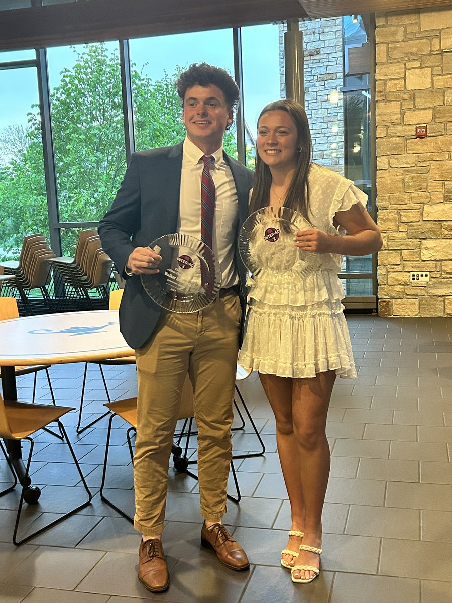 GAPatriots's tweet photo. Your 2023 IAAL Athletic Director Award winners. Congrats Sarah Marvin and Walker Schwartz! https://t.co/nfO3UrTpul