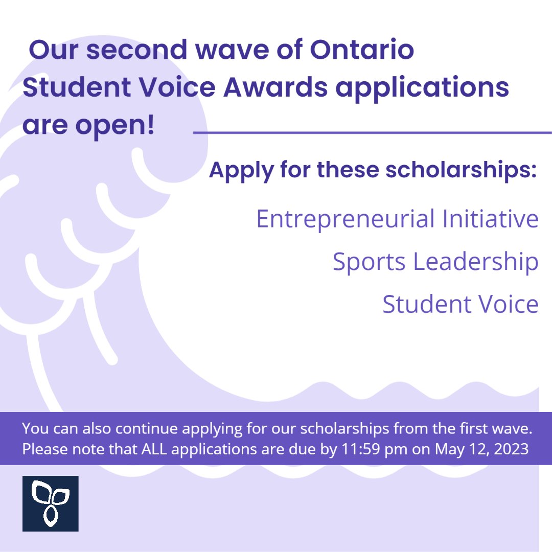 The second wave of OSVA applications have opened! You can continue applying for our first-wave scholarships so apply, apply, apply! Check out our website for more information (link in bio) and kindly contact gloria.li@studenttrustees.org for any questions. Best of luck!