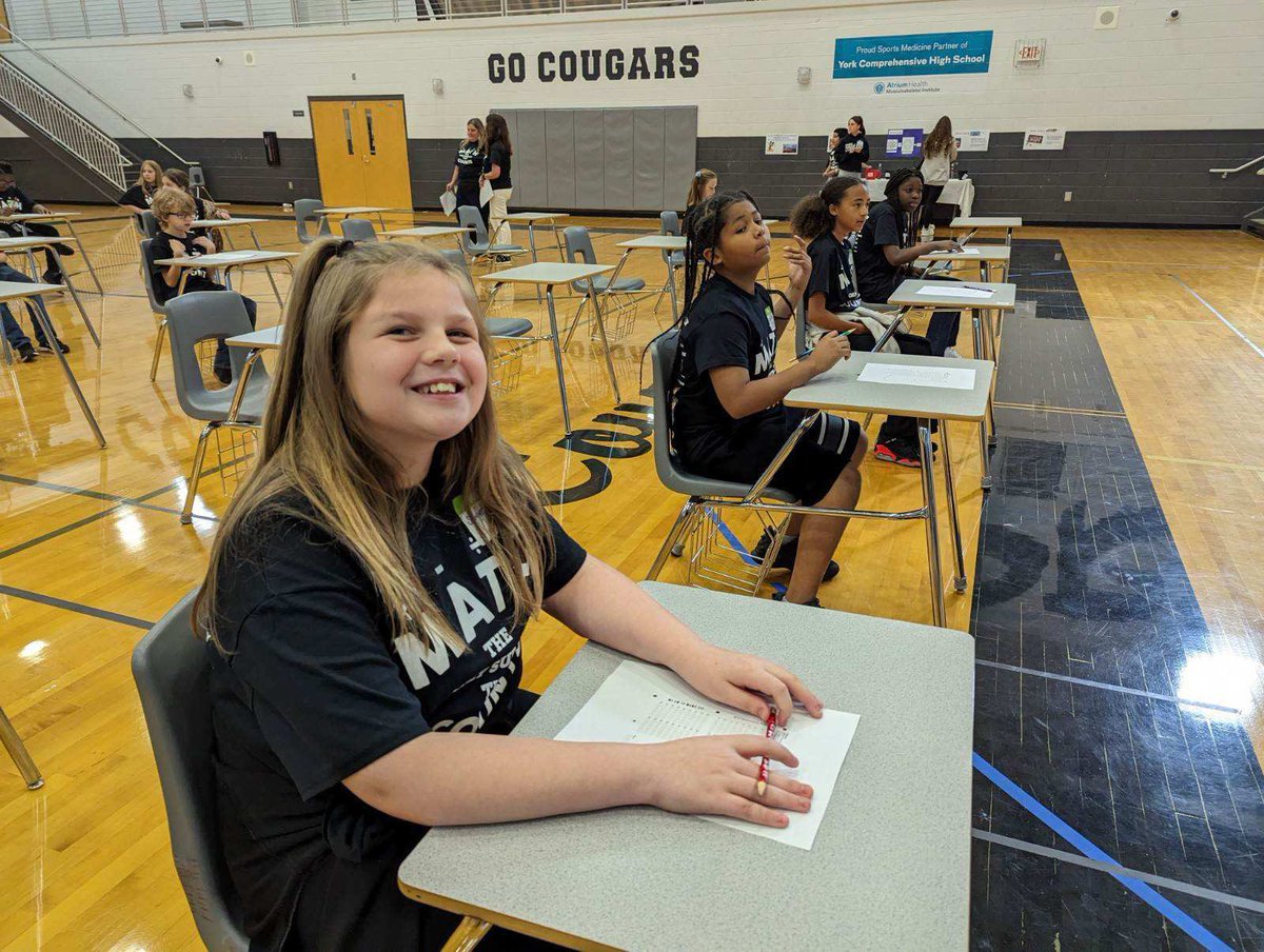 Congratulations to our fourth grade math team who competed in the district math competition today! The top math students from each elementary school compete in a variety of math contests.