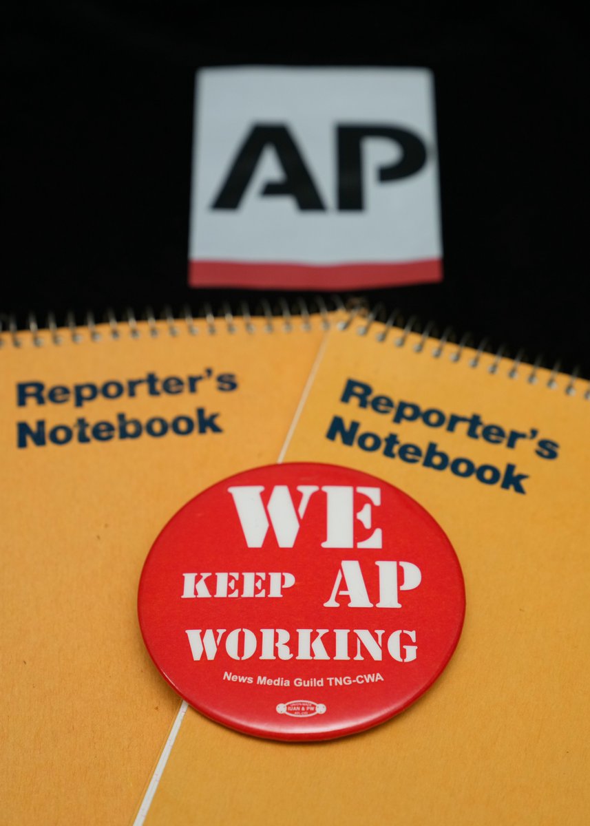 AP News Guild (@apnewsguild) on Twitter photo AP News Guild started bargaining with <a href="/AP/">The Associated Press</a> management a year ago. We still don't have a contract. We are seeking higher pay, more parental leave + vacation benefits, stronger reproductive policies & more. We deserve better.
#APNewsGuild #WeAreAP #fairAPcontract #UnionStrong AP News Guild started bargaining with <a href="/AP/">The Associated Press</a> management a year ago. We still don't have a contract. We are seeking higher pay, more parental leave + vacation benefits, stronger reproductive policies & more. We deserve better.
#APNewsGuild #WeAreAP #fairAPcontract #UnionStrong