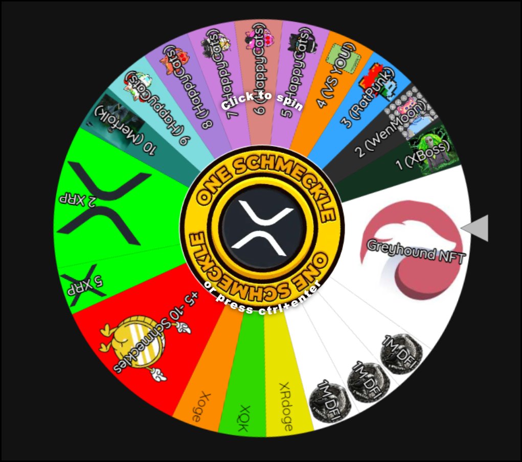 The Weekly #Schmeckles Twitch Stream kicks off in just over an hour. Join us for a chance to win #XRP, NFTs and #XRPL Tokens!

NFTs = Schmeckles, Greyhound, HappyCats, RatPunk, WenMoon, XBoss, Merfolk

Tokens = Schmeckles, Xoge, XQK, DFI, XRDoge

twitch.tv/schmeckles_xrpl