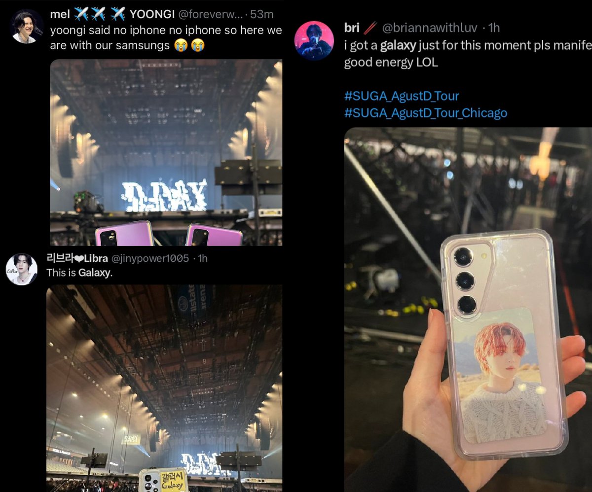 On Twitter armys In The Barricade With Their Galaxy 