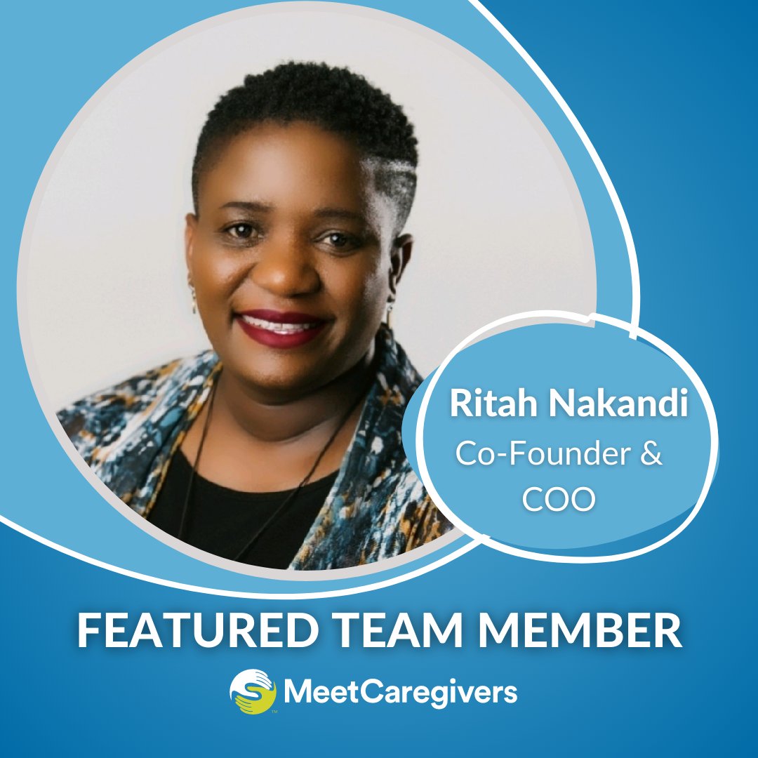 Meet Ritah, Co-founder &amp; COO! She's been with MeetCaregivers from day one, &amp; we're all the better for it. Her experience &amp; leadership have helped us reach many milestones &amp; we're grateful to have her as one of our fearless leaders!

#appreciation #team #caregivers #caregiving