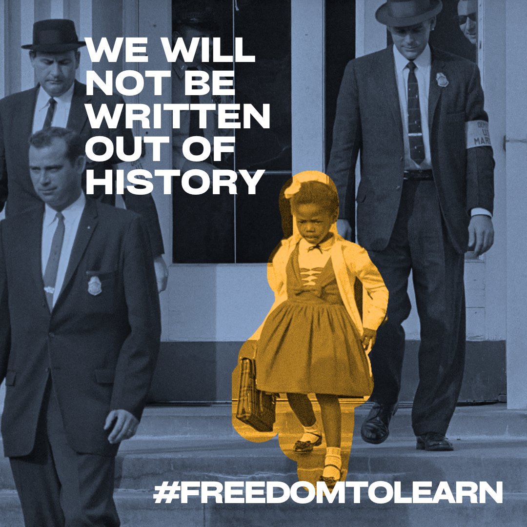 Don't let bad-faith actors segregate ideas in schools like schools themselves were once segregated. Fight for the #FreedomToLearn. #F2L #bannedbooks #wpaws #wpwgs #wplas #wpcsjs #africanascholar #blackstudies #wpunj #DefendBlackStudies #teachtruth