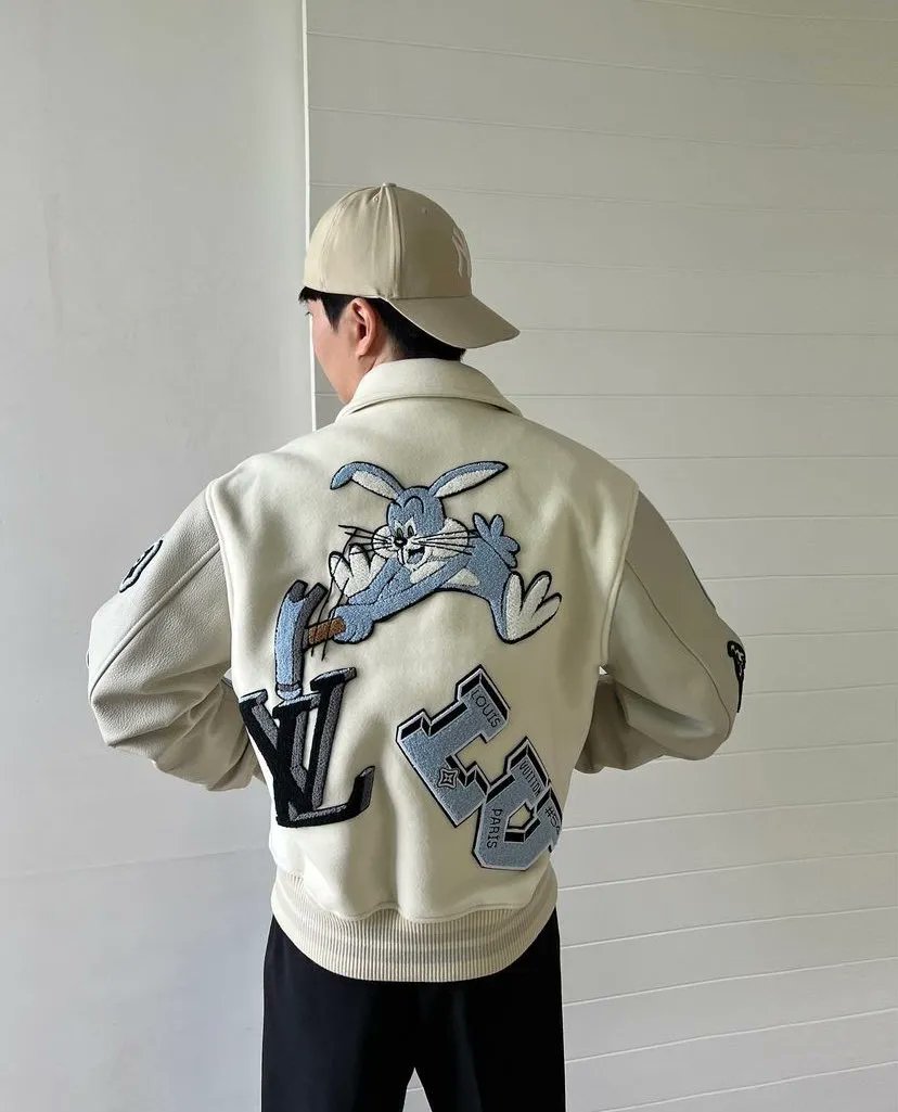 REVOLT on X: An LV varsity jacket has officially been added to