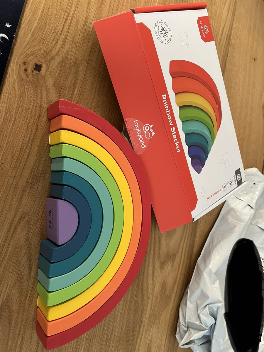vienangie's tweet photo. @tookyland I bought a  rainbow stackable toy from @buybuyBABY . Their stores are closing and no one from CS has been able to help me. I just want a replacement for my daughter. Please help! Thanks! https://t.co/ixhUyXvy1M
