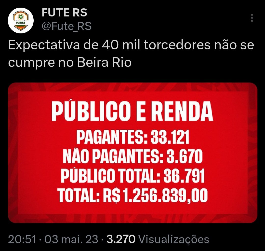 ZonaFutebol's tweet photo. Torcida do Grêmio na Recopa Gaúcha // Torcida do Inter na Libertadores

Hoje não tem como defender a torcida do Colorado https://t.co/auAgIcY48t