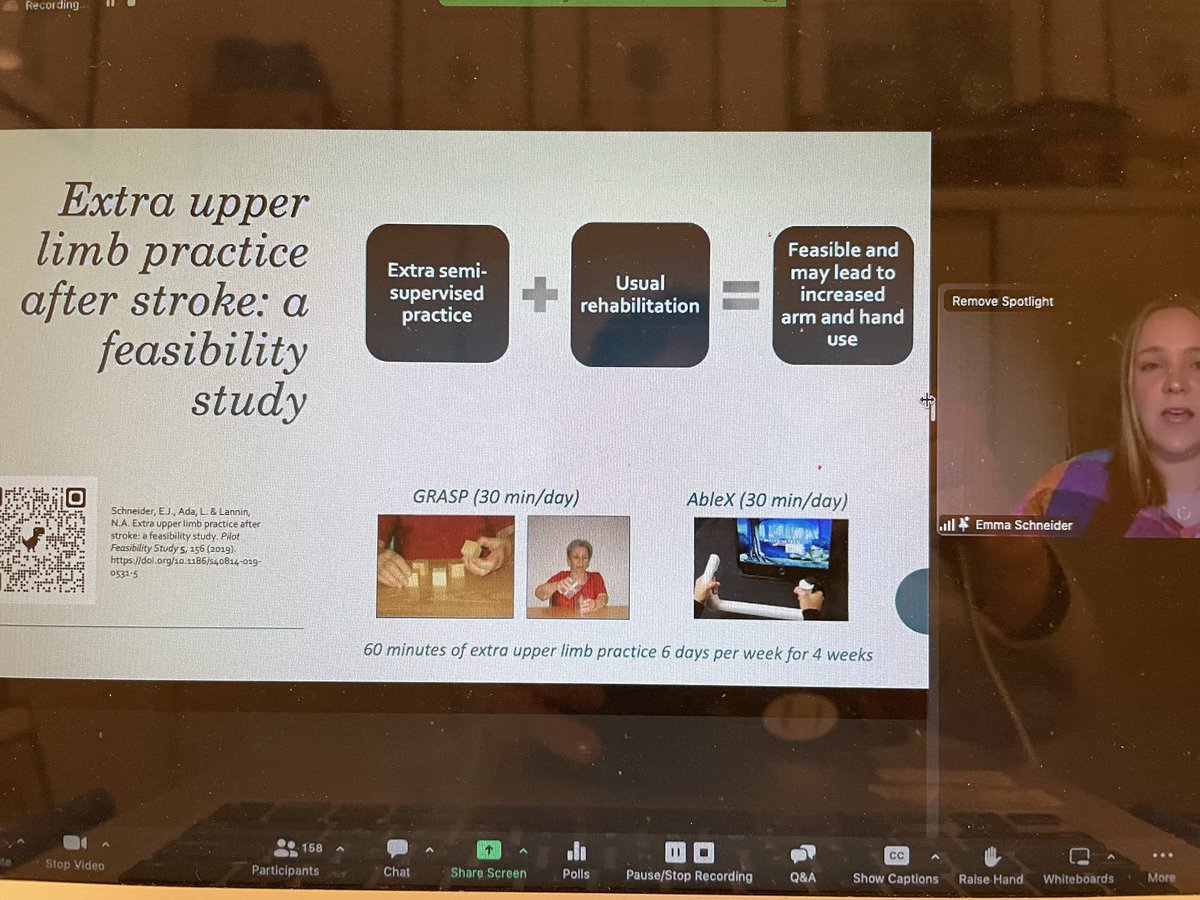 Some slides from <a href="/stroke_ed/">StrokeEd</a> presentation on Tues 2 May by <a href="/schneideremmaj/">Dr Emma Schneider</a> about running UL groups; attended by 150+ therapists. Thankyou Emma 🙏🏻 Recording available at strokeed.com/lectures/