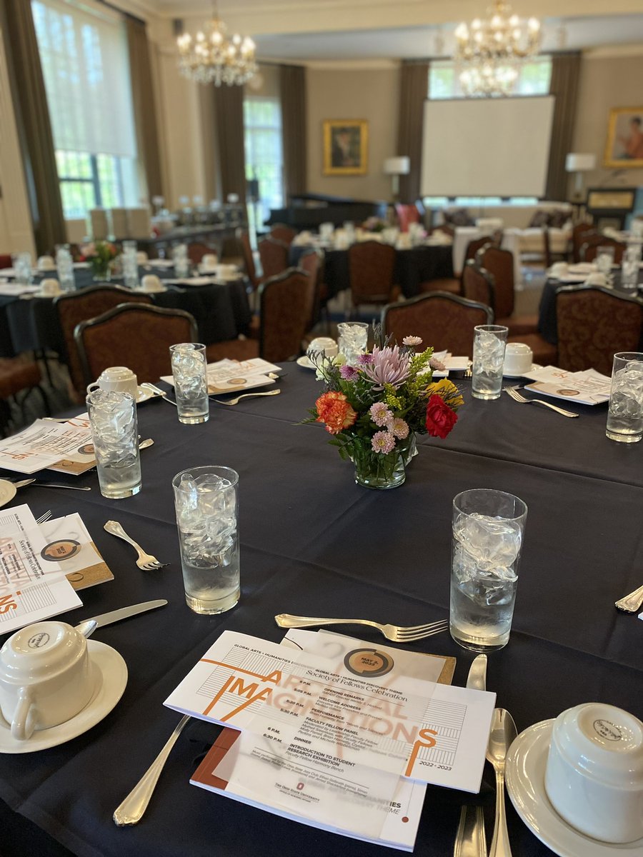 GAH_OhioState's tweet photo. Last night we were honored to celebrate the incredible work of our 2022-23 Archival Imaginations Society of Fellows cohort. Congratulations to all our Fellows! https://t.co/5lRwqKjNkt