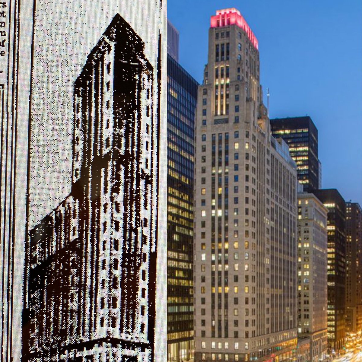 Born in #Chicago Louis Lurie became a famous real estate mogul beloved in #SanFrancisco - building up the Financial District. Famed columnist Herb Caen pointed out that Lurie’s 333 Montgomery St. skyscraper was the architectural twin to the deco masterpiece at 333 Michigan Ave.