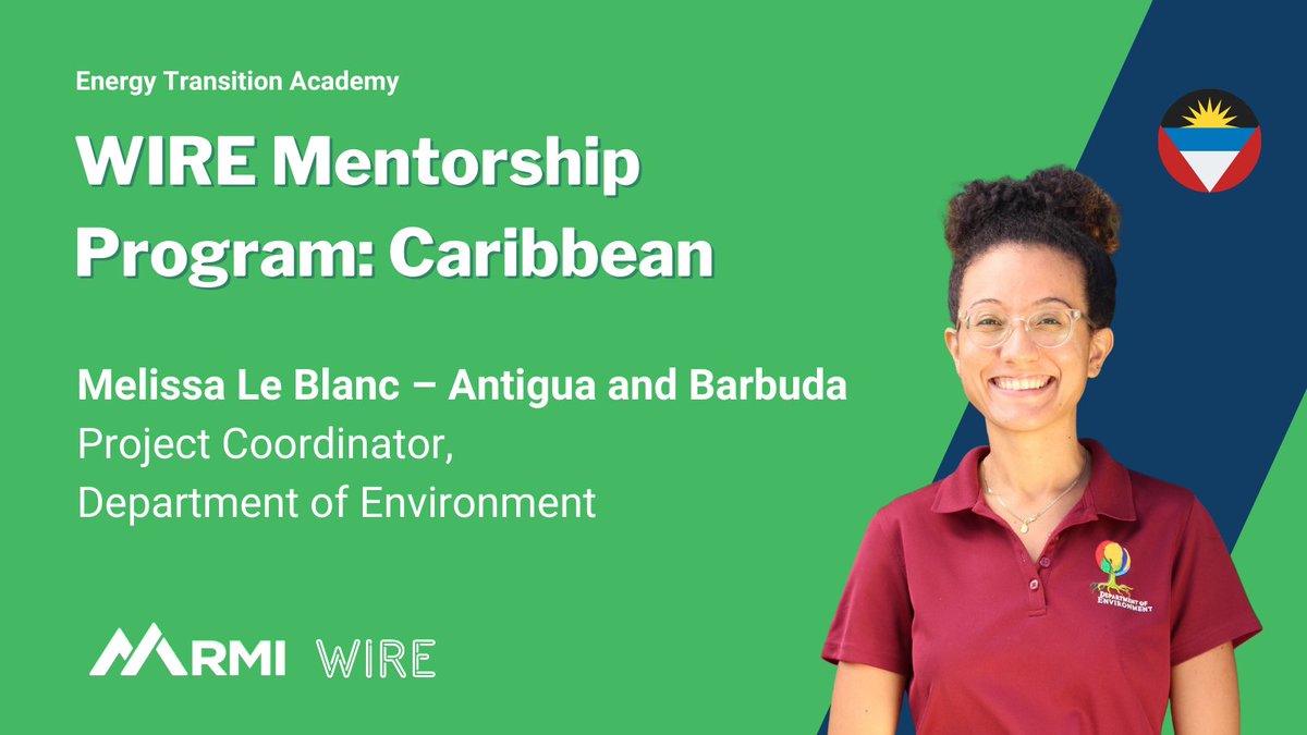 Meet Melissa Le Blanc, Project Coordinator @AandBEnviron and one of the mentees who was in attendance! 👋

Like her peers she was thrilled to make new connections and learn more about clean energy developments in the region.

➡️rmi.org/wire #TrainForClimate #ETAFellows