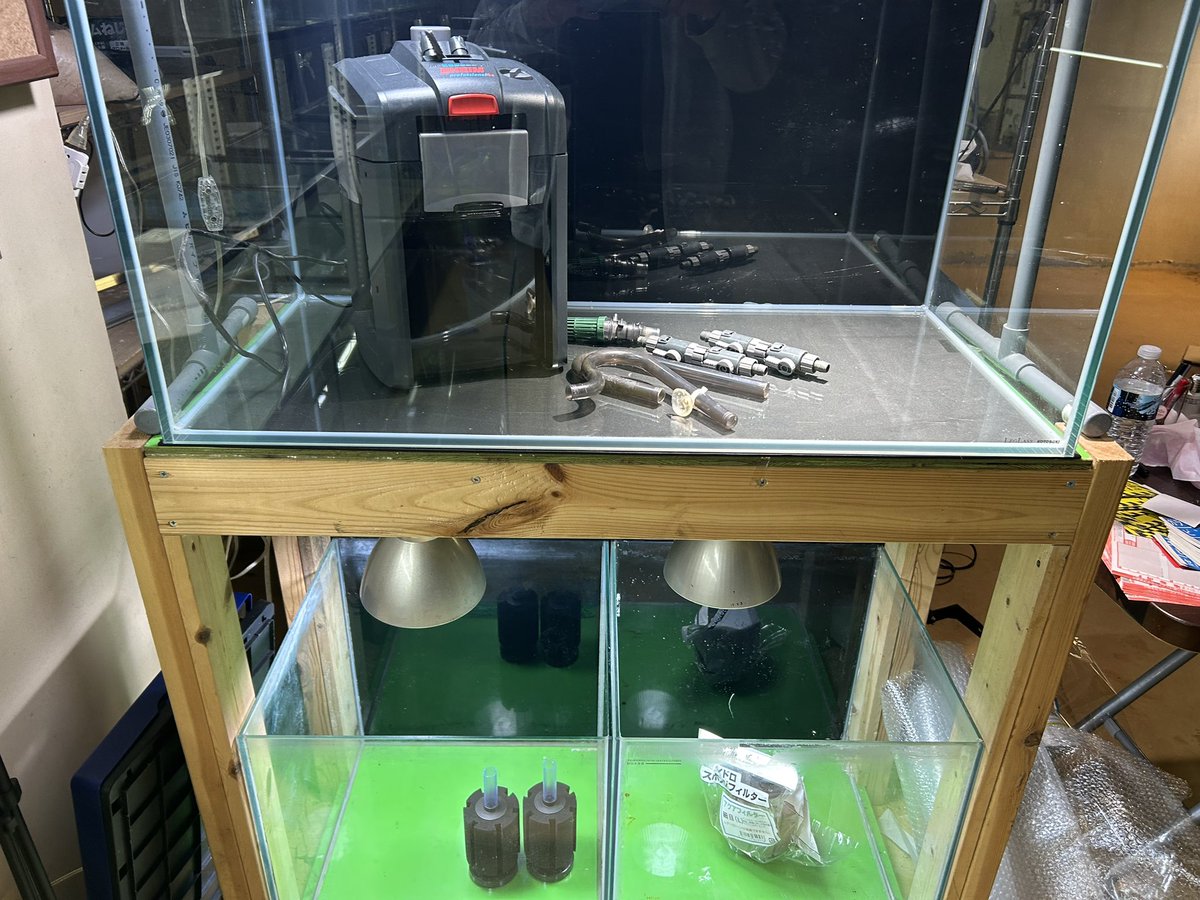 Sweet_Lab24's tweet image. 900水槽台
90レギュラー
45キューブ×2
エーハイムプロ4＋　パーツ有り
ヴォルテス　4灯
新品スポンジフィルター×3

引っ越しのため販売します。

¥30000

引き取り限定になります。
現状お渡しです🙇‍♂️