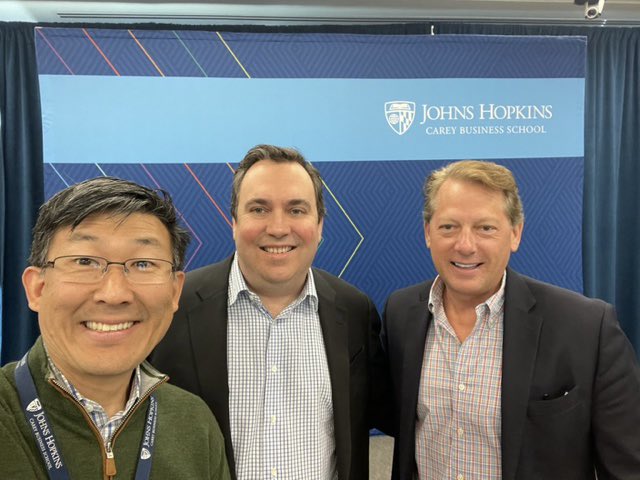 Josh Sutton (@joshuadsutton) on Twitter photo Had an great time chatting with <a href="/ProfJimLiew/">Prof Jim Liew</a> & Andy Maus about how #data will fuel the future of #healthcare. A global dataset can help to ensure equitable access & solutions. A healthy future is a connected one! #AI #Data #SyndesisHealth #JohnsHopkins #Sokat #AICapital Had an great time chatting with <a href="/ProfJimLiew/">Prof Jim Liew</a> & Andy Maus about how #data will fuel the future of #healthcare. A global dataset can help to ensure equitable access & solutions. A healthy future is a connected one! #AI #Data #SyndesisHealth #JohnsHopkins #Sokat #AICapital