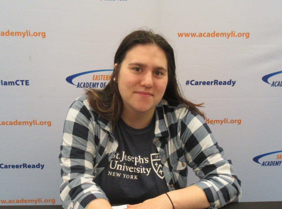 AcademyofAppliedTech (@academyli) on Twitter photo Congrats to #WardTech's Giovanna Martinelli, a <a href="/RHSBlueWaves/">Riverhead High School</a> student in our #EarlyChildhoodEducation Program. She will be attending <a href="/stjoesny/">St. Joseph's University New York</a> in the Fall to continue her studies to become a teacher. #CollegeReady <a href="/SkillsUSA/">SkillsUSA</a> #skillsusanationalsigningday
#nationalsigningday2023 Congrats to #WardTech's Giovanna Martinelli, a <a href="/RHSBlueWaves/">Riverhead High School</a> student in our #EarlyChildhoodEducation Program. She will be attending <a href="/stjoesny/">St. Joseph's University New York</a> in the Fall to continue her studies to become a teacher. #CollegeReady <a href="/SkillsUSA/">SkillsUSA</a> #skillsusanationalsigningday
#nationalsigningday2023