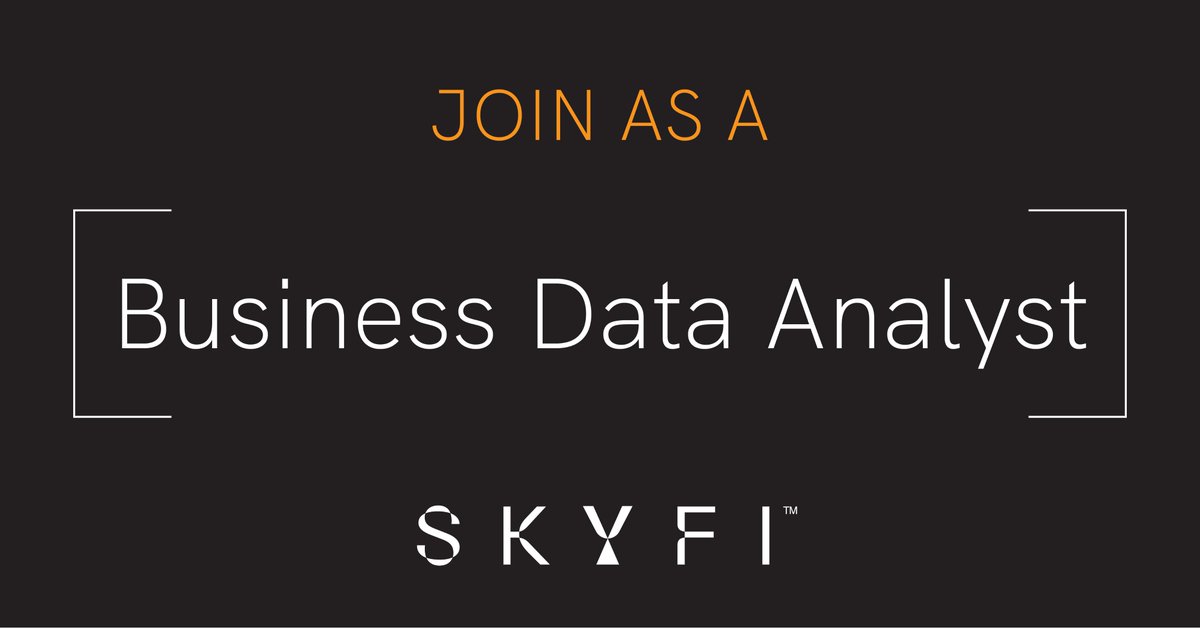 Hey Austin! We are #hiring a Business Data Analyst to help us (&amp; our partners) better understand the customers &amp; their needs. Our team will look to this person to help create dashboards, &amp; ultimately, tell a story with the data.

Not you? Please share!
bit.ly/SkyFiBDA