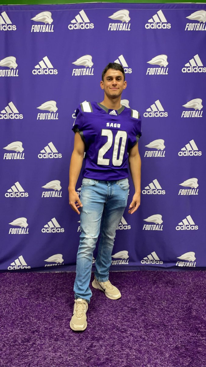 After much thought and consideration I'd like to announce that im 100% committed to SAGU . Thank you <a href="/coach_hudgins/">Jared Hudgins</a> for giving me the opportunity to further my academic and athletic career! <a href="/CoachWhiteDB1/">Coach White</a> <a href="/CoachBloskas/">Keith Bloskas</a> <a href="/coachjwiley/">Justin Wiley</a> <a href="/AbernathyFB/">Abernathy Football & Recruiting</a> <a href="/806hsscmedia/">Jasone Pearson</a>
