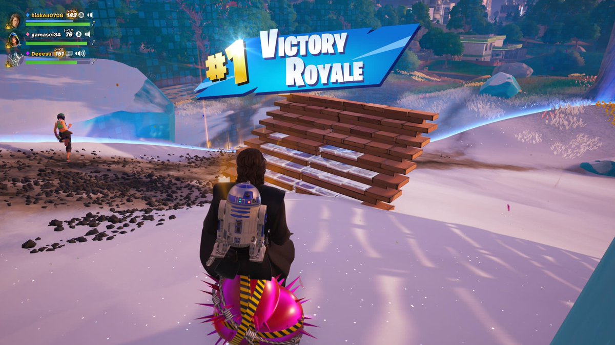 HiokenGames's tweet image. フォースと共にあれ✨
#Fortnite 
#StarWars