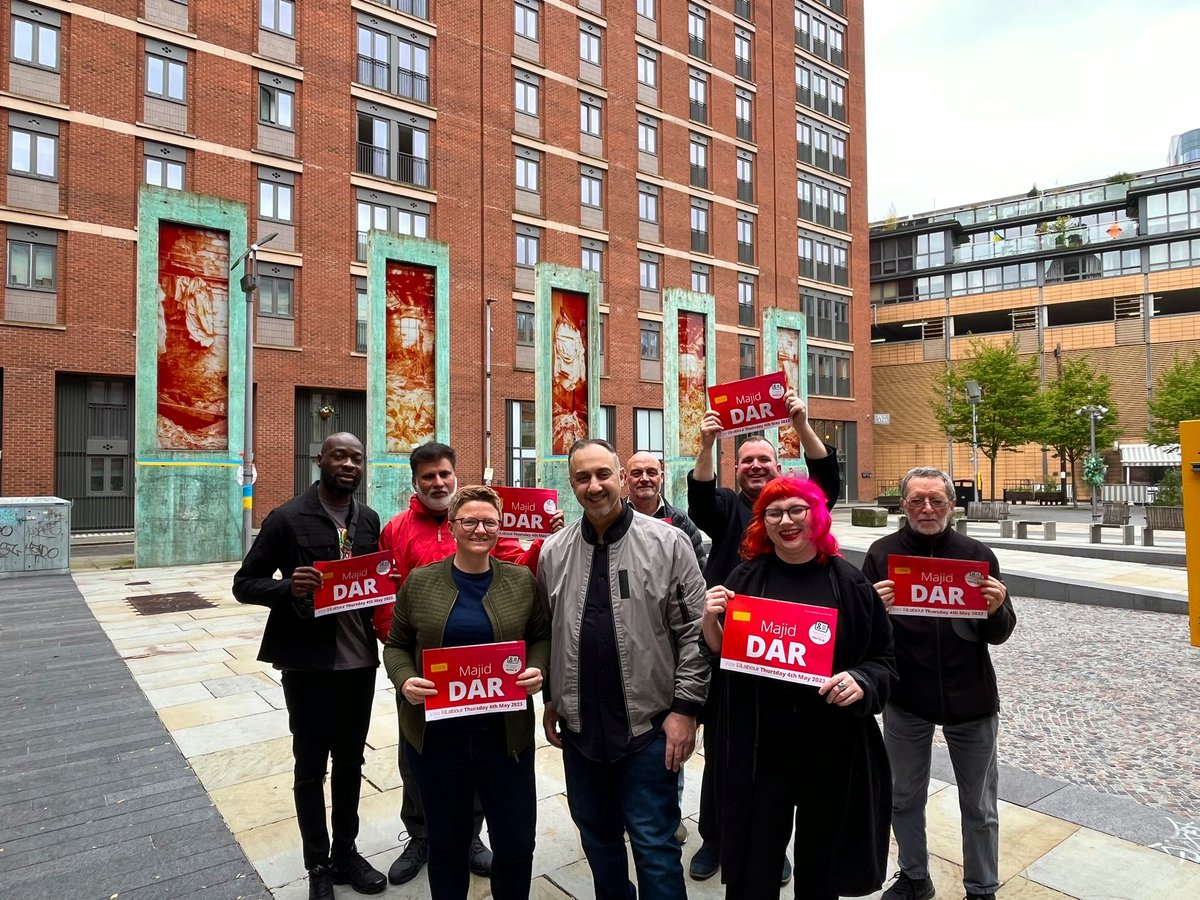 ✨ Good luck to @MajidDarAB! ✨ 🌹 @McrLabour candidate for Ancoats & Beswick! 🌹 #LocalElections #Manchester