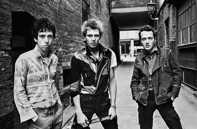 The Clash in London, 1977. Photo by Chalkie Davies.