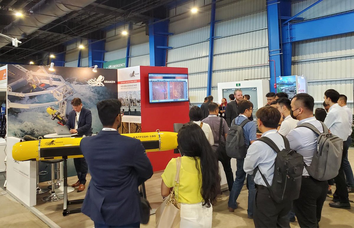 KrakenRobotics's tweet photo. Busy first day at IMDEX 2023 in Singapore! Visiting IMDEX 2023 this week. Pop by our booth #T25 to meet some of Kraken’s senior management at the event…

Kraken Robotics | Underwater.Understood.™

#KrakenRobotics #IMDEX2023 #SyntheticApertureSonar #OceanProtection https://t.co/c4f1yVE8eH