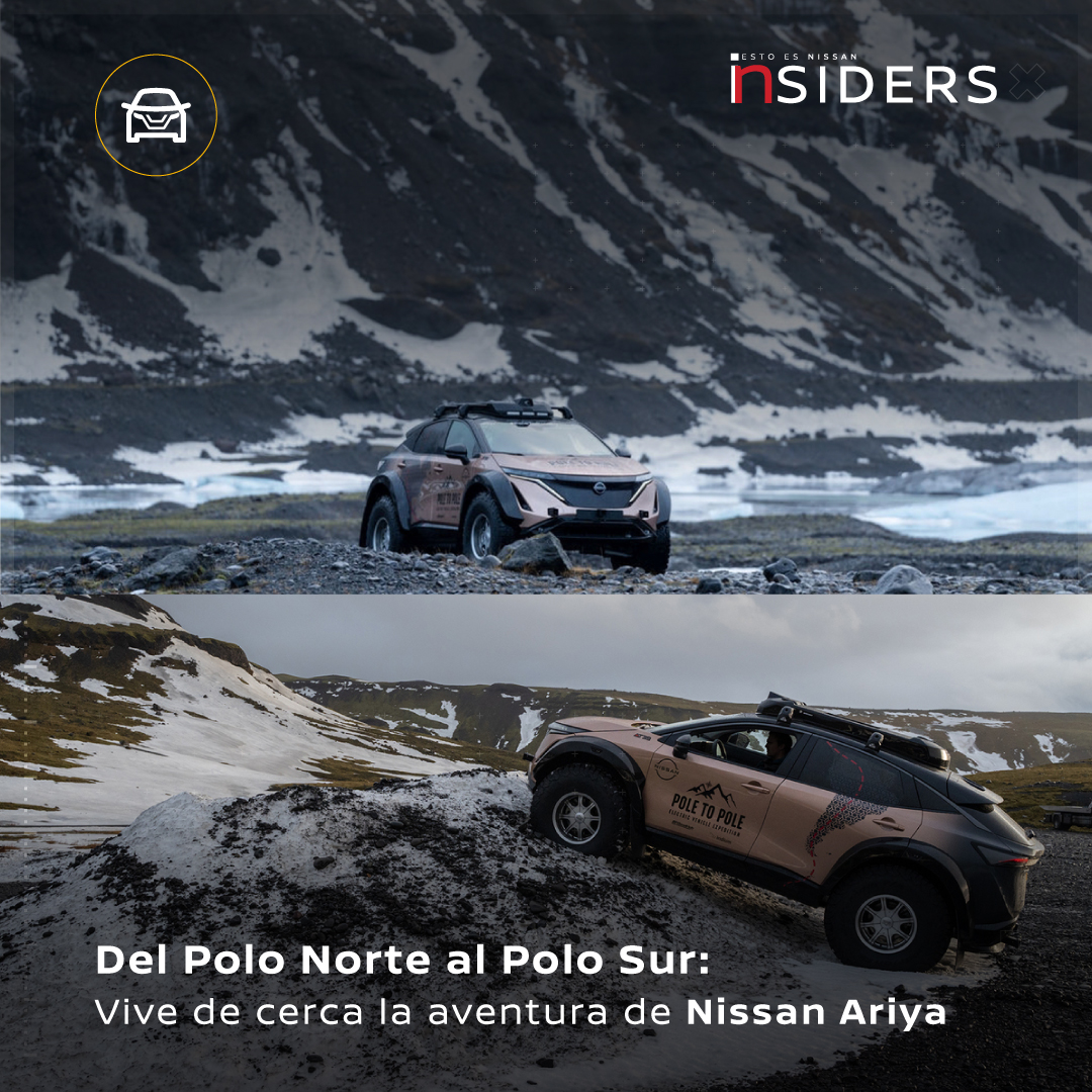 ¡Emprendimos una aventura de 27.000 km! ❄️ #NissanARIYA ⚡️ fue adaptado a condiciones similares a las del Ártico para desplazarse por terrenos extremos en un viaje que atravesará el mundo 🌎

Conoce todo aquí ⬇️
bit.ly/41MHsXC

#EstoEsNissan #NissanInsiders