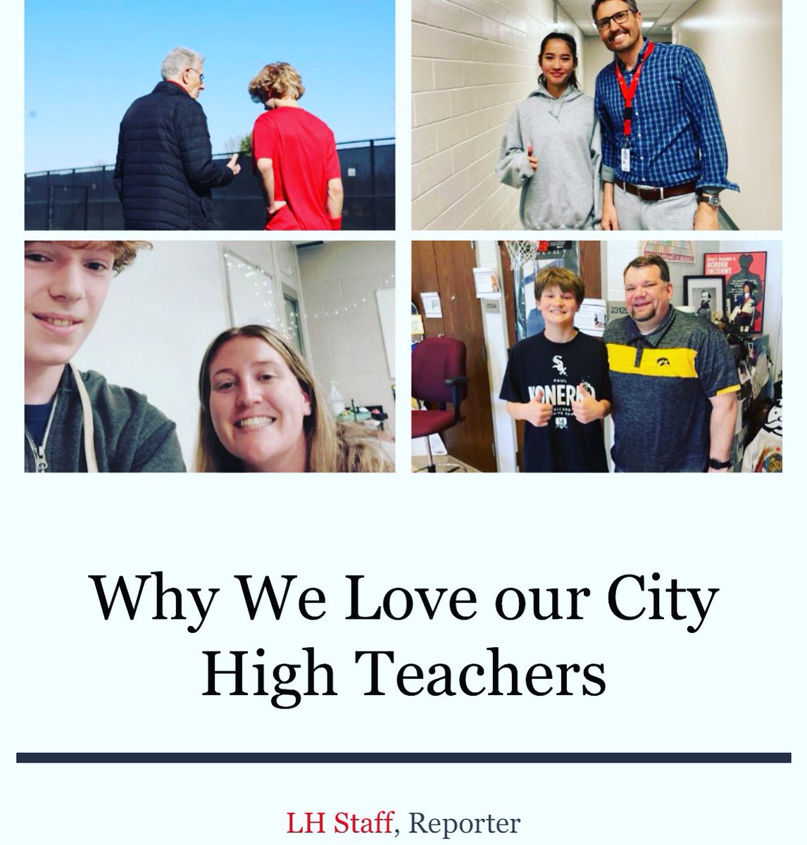 One of my favorite weeks of the year. It’s let’s try and make teachers cry… in a good way this week. Lucky to work at a place with such great teachers. #tstl thelittlehawk.com/61648/opinion/…