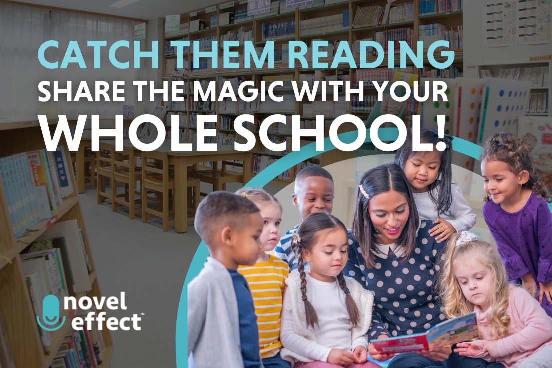 Hey teachers! 🍎 You deserve a break, so why not let your principal step in & read to your students with Novel Effect? 😌📖✨ In honor of #GetCaughtReadingMonth, capture the magical moment & share a pic or video for a chance to win a SCHOOL PLAN! 🤩 #EduTwitter #EdTechChat