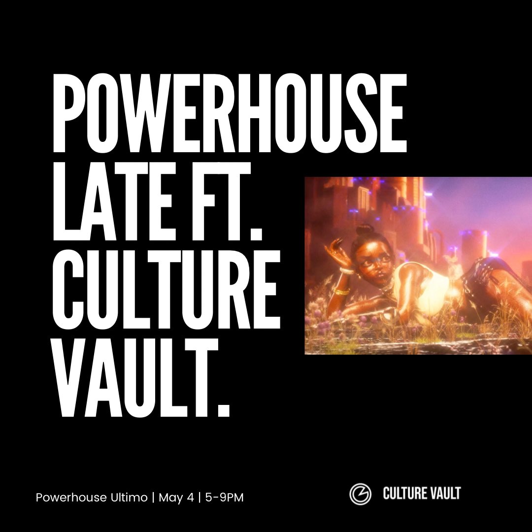 CultureVault (@culture__vault) on Twitter photo Immerse yourself in captivating stories and creative expression on May 4, 5-9pm, at Powerhouse Ultimo. Free entry. Don't miss it! <a href="/_timgrove/">Tim Grove</a> <a href="/david_mcleod/">David McLeod</a> <a href="/davidpb_art/">davidpb.eth</a> @davidporteb <a href="/jessicaticchio/">Jessica Ticchio</a> <a href="/serwah_attafuah/">SΞRWAH</a> #PowerhouseLateMedia #Film #Art #DigitalArt Immerse yourself in captivating stories and creative expression on May 4, 5-9pm, at Powerhouse Ultimo. Free entry. Don't miss it! <a href="/_timgrove/">Tim Grove</a> <a href="/david_mcleod/">David McLeod</a> <a href="/davidpb_art/">davidpb.eth</a> @davidporteb <a href="/jessicaticchio/">Jessica Ticchio</a> <a href="/serwah_attafuah/">SΞRWAH</a> #PowerhouseLateMedia #Film #Art #DigitalArt