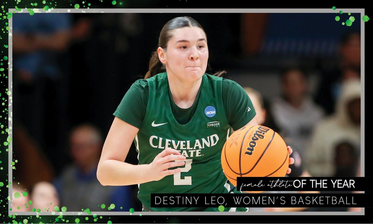 𝗙𝗘𝗠𝗔𝗟𝗘 𝗔𝗧𝗛𝗟𝗘𝗧𝗘 𝗢𝗙 𝗧𝗛𝗘 𝗬𝗘𝗔𝗥: 𝗗𝗘𝗦𝗧𝗜𝗡𝗬 𝗟𝗘𝗢

• Named HL Player of the Year, All-Horizon League First Team; and All-American Mid-Major honors 

• Led the Vikings to the 2023 #HLWBB Tournament Championship; earning Tournament MVP 

#VESPYS23 | #GoVikes