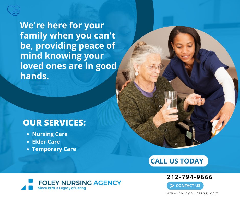 Foley Nursing offers flexible care services tailored to your schedule and specific needs. Our trained health aides provide compassionate care for your loved ones. Contact us today.